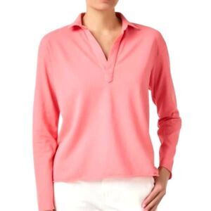 Frank & Eileen Coral Long Sleeve Tee